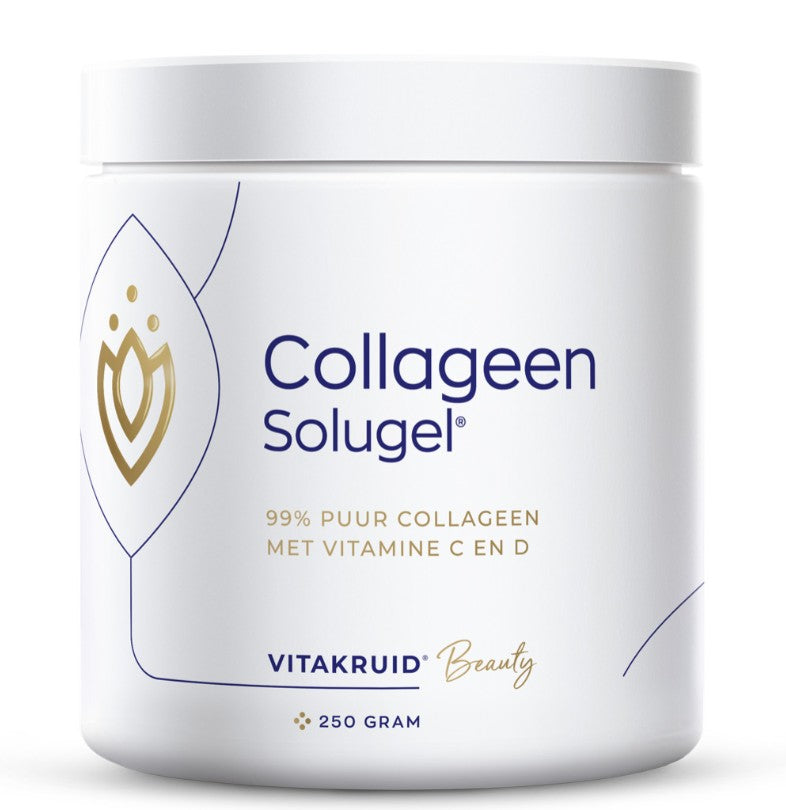 Tijdelijk verkrijgbaar: Vitakruid Collageen Solugel poeder met vitamine C & D